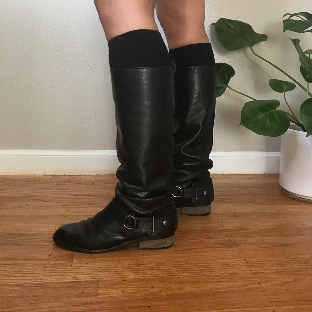 Coach Leather Riding Boots